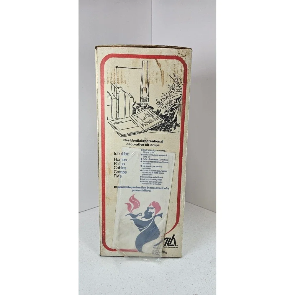 NOS Vintage Aladdin C-6104 Incandescent Oil Lamp New In Unopened Original Box‎